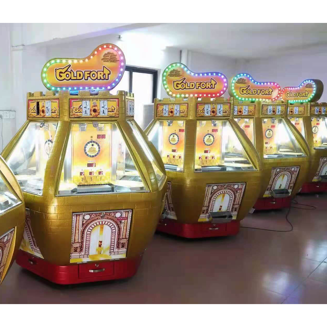 Colorful Park Coin Pusher Game Machine Arcade Game Machine - China Racing  Car and Coin Game Machine price
